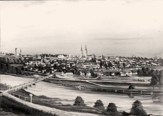 Postkarte 1907, Neue Isarbrcke