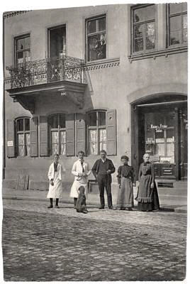 Stadtplatz, Schubert-Haus, um 1909