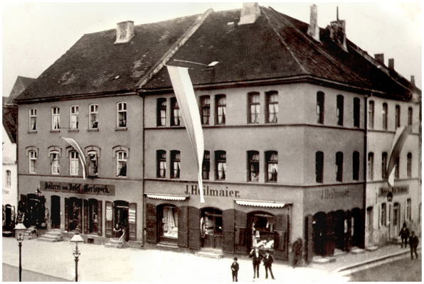 Schrannenplatz, 8. September 1890, zur Einweihung der Mariensule
