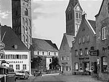 Moosburg Stadtplatz in den 1960ern
